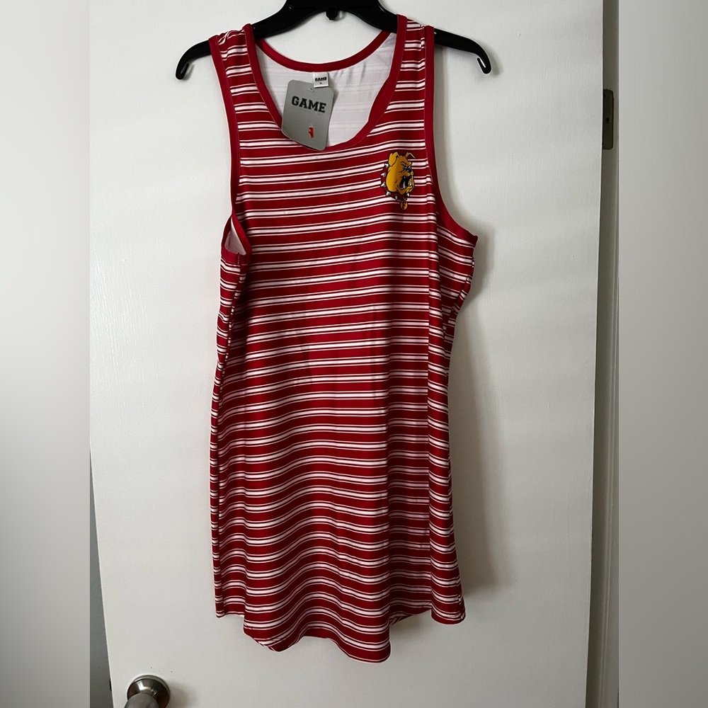 Ross Sportswear Ferris State Striped Dress or Night Shirt